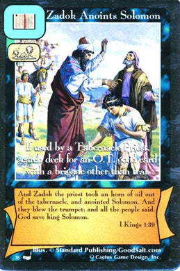 Zadok Anoints Solomon (TxP) - Your Turn Games