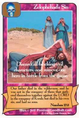 Zelophehad's Sin (H Deck) - Your Turn Games