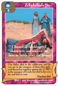 Zelophehad's Sin (H Deck) - Your Turn Games