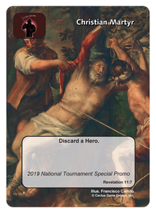 Christian Martyr (2019 National Promo - 3rd Place) (Promo) - Your Turn Games