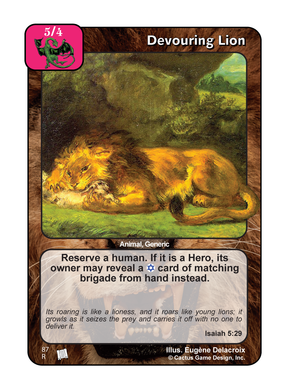 Devouring Lion (PoC) - Your Turn Games