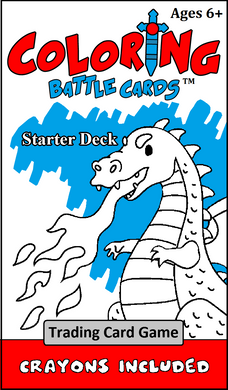 Coloring Battle Cards:  Starter Deck (Knights theme) - Your Turn Games