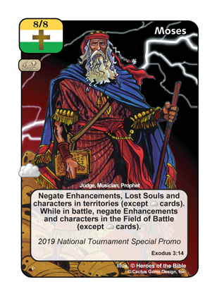 Moses (2019 National - Tournament Staff) (Promo) - Your Turn Games
