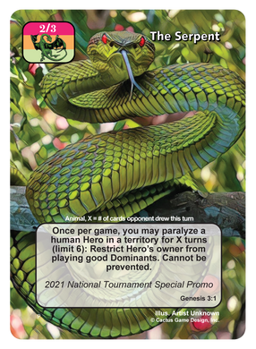 The Serpent (2021 National - 3rd Place) (Promo) - Your Turn Games