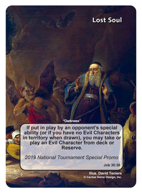 Lost Soul (Job 30:26) “Darkness” (2019 National - 1st Place) (Promo) - Your Turn Games