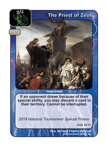 The Priest of Zeus (2019 National Promo - Topcut) (Promo) - Your Turn Games