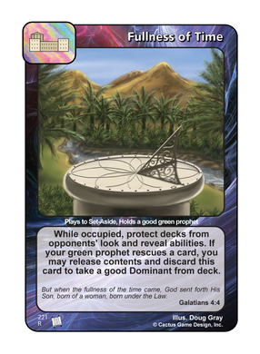 Fullness of Time (PoC) - Your Turn Games