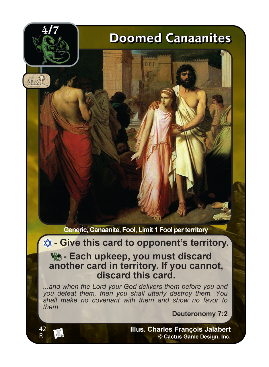 Doomed Canaanites (PoC) - Your Turn Games