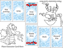 Coloring Battle Cards:  Starter Deck (Knights theme) - Your Turn Games