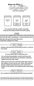 Coloring Battle Cards:  Starter Deck (Pirates/Sea theme) - Your Turn Games