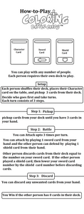 Coloring Battle Cards:  Starter Deck (Knights theme) - Your Turn Games